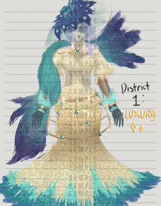 Ary Hunger Games Tribute: Luxury - Outfit Concept